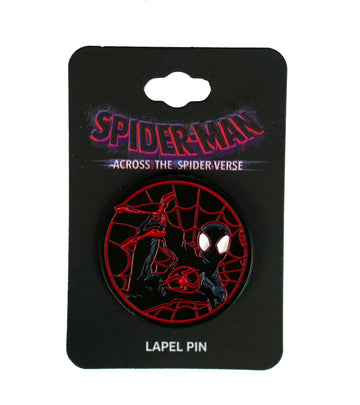 Spider-man Across the Spider-verse Miles Morales Circle Enamel Pin