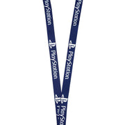 PlayStation Lanyard Featuring Button Symbols With Charm - Inmyparentsbasement.com