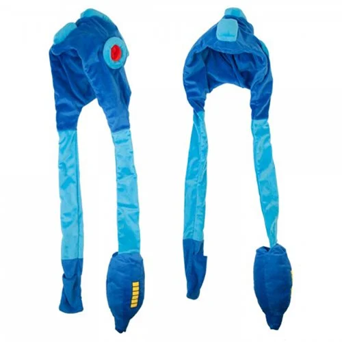 Capcom Megaman Snood Hat and Mitten Combo