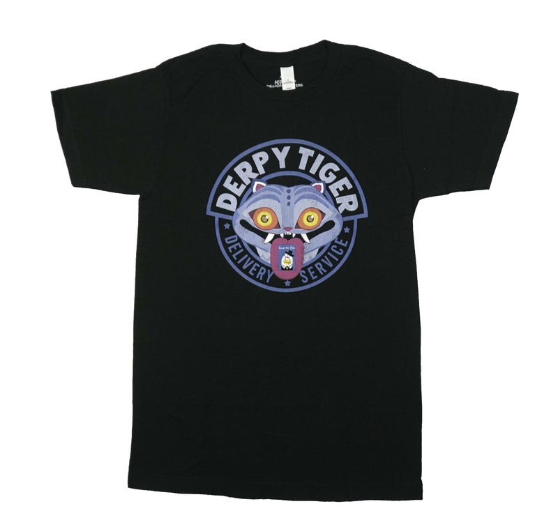 KPop Demon Hunters Mens T-Shirt - Derpy Tiger Delivery Service