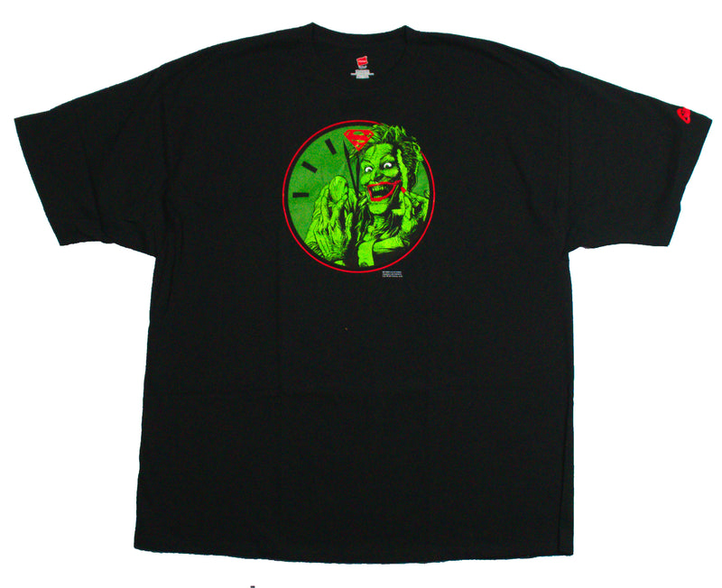 Graphitti Designs Joker Doomsday Clock DC DEADSTOCK VINTAGE T-SHIRT NOS New