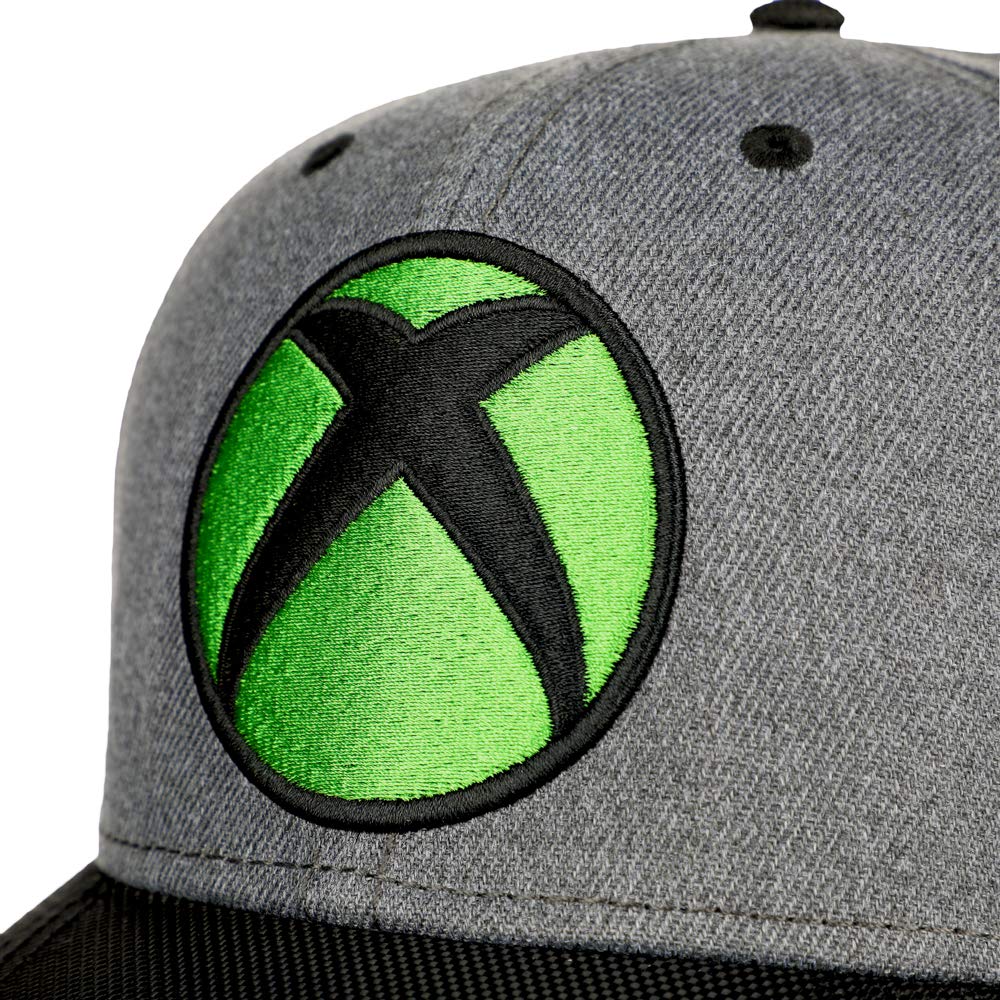 Bioworld Xbox 3D Embroidered Logo Snapback Hat Multicolored