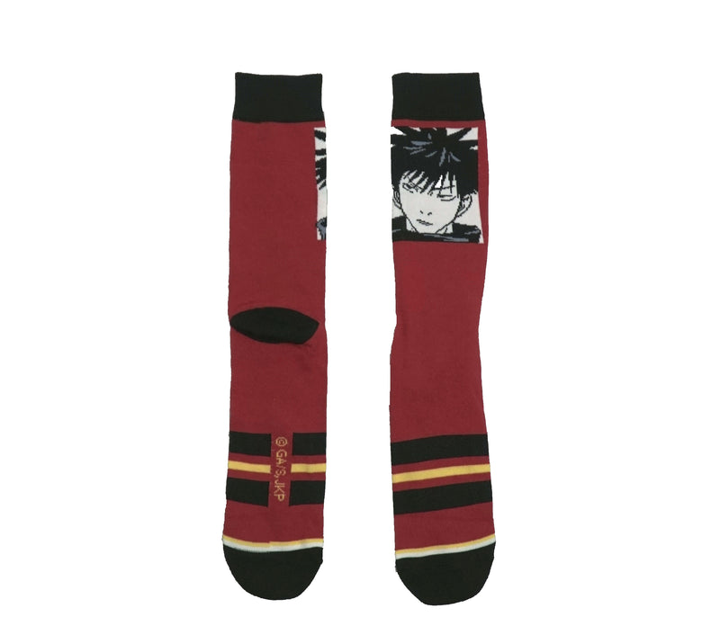 Jujutsu Kaisen Megumi Fushiguro Portrait Men's Crew socks
