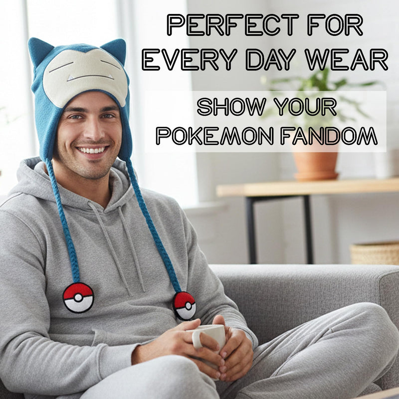 Pokémon Snorlax Blue Laplander Knit Beanie Cap