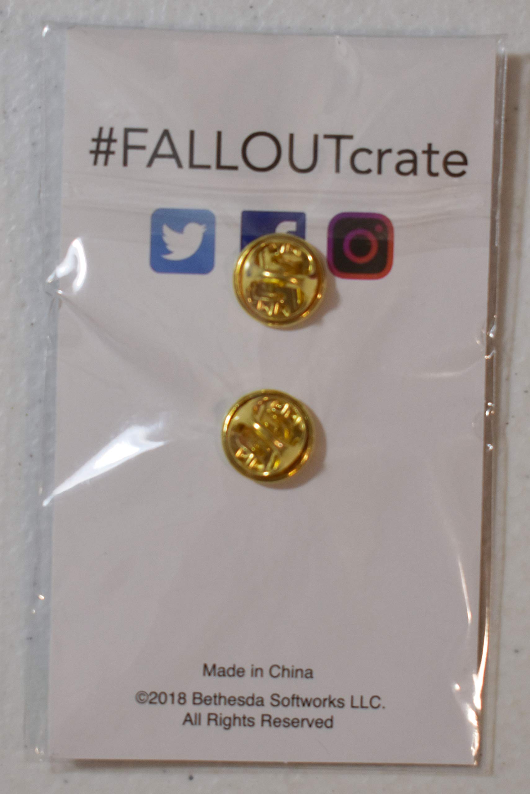 Fallout Robco Nerd Rage Perk Pin - Loot Crate