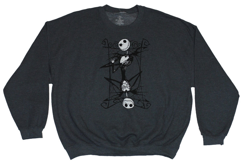 The Nightmare Before Christmas Mens Sweatshirt - Jack Skellington Reverse Image