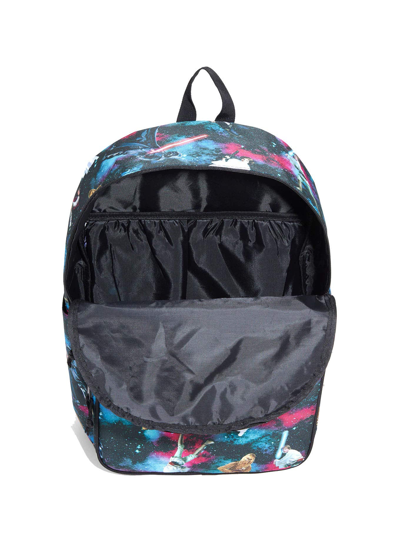 Star Wars Characters Galaxy Print Backpack