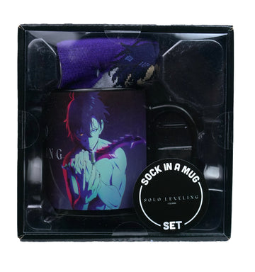 Solo Leveling Socks in a Mug Set