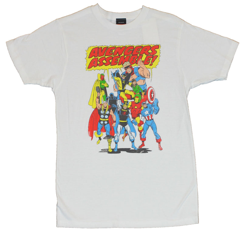The Avengers (Hulk, Captain Amercia, Thor, Iron Man by Marvel Comics) Mens T