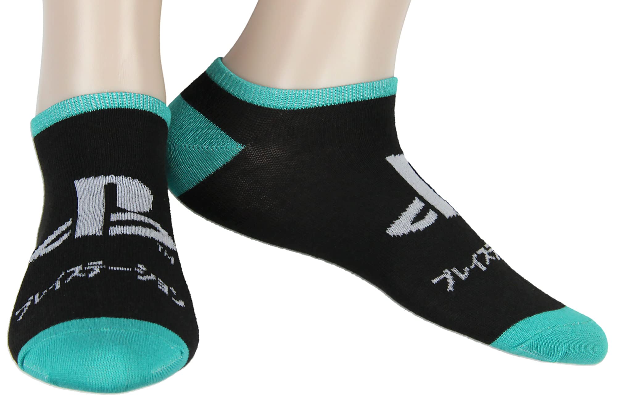 Bioworld PlayStation Adult Logo Icon Controller 3 Pack No Show Ankle Socks