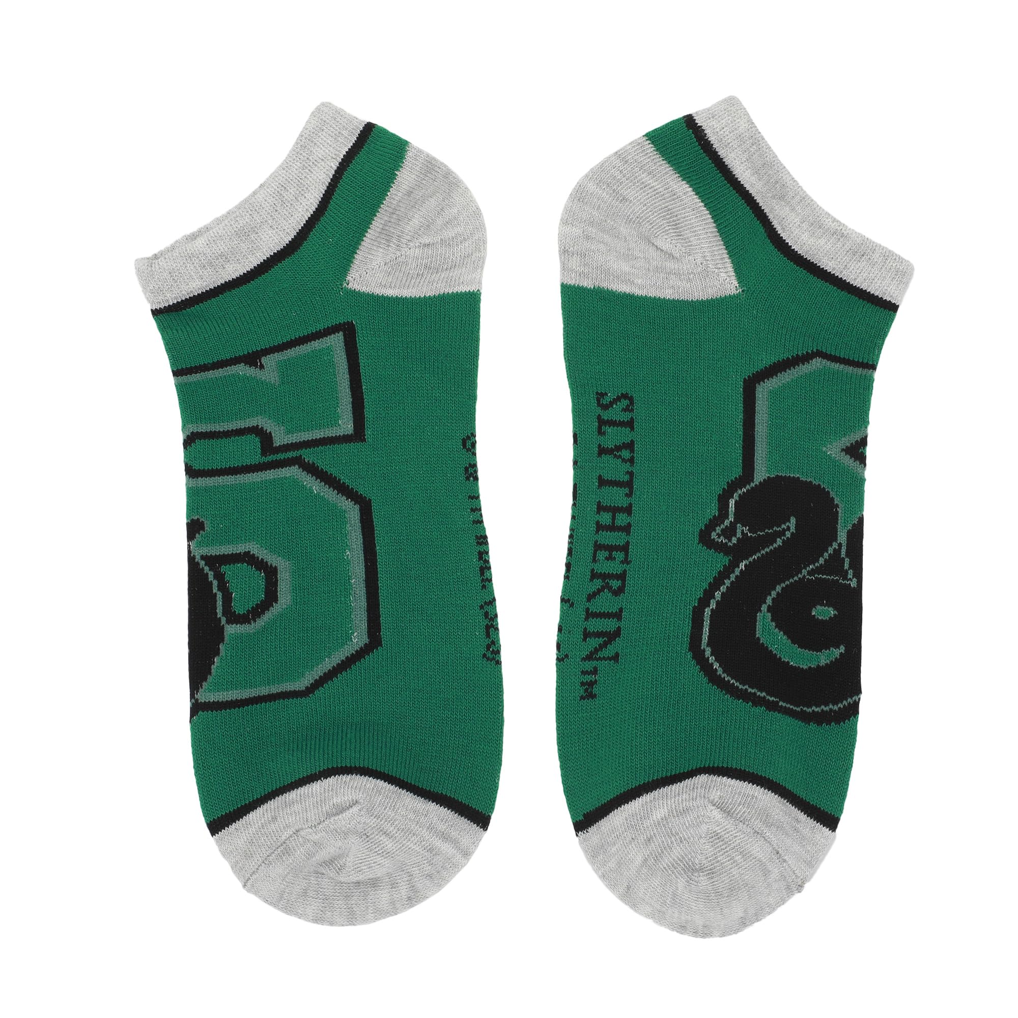 Harry Potter Slytherin Ankle Socks 5-Pack for Women