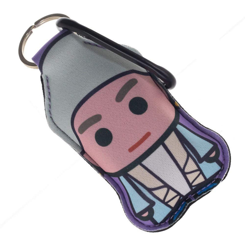 Golden Girls Dorothy Keychain with Hand Sanitizer Bottle Holder