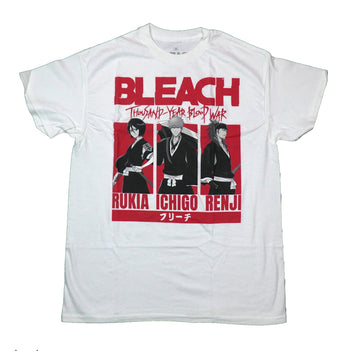 Bleach Mens T-Shirt - Rukia,Ichigo and Renji Thousand-Year Blood War