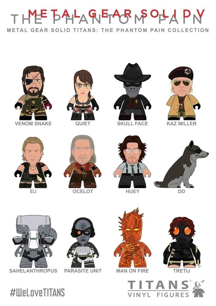 Titan Metal Gear Solid V Collection 3" Vinyl Mini Figure Blind Box