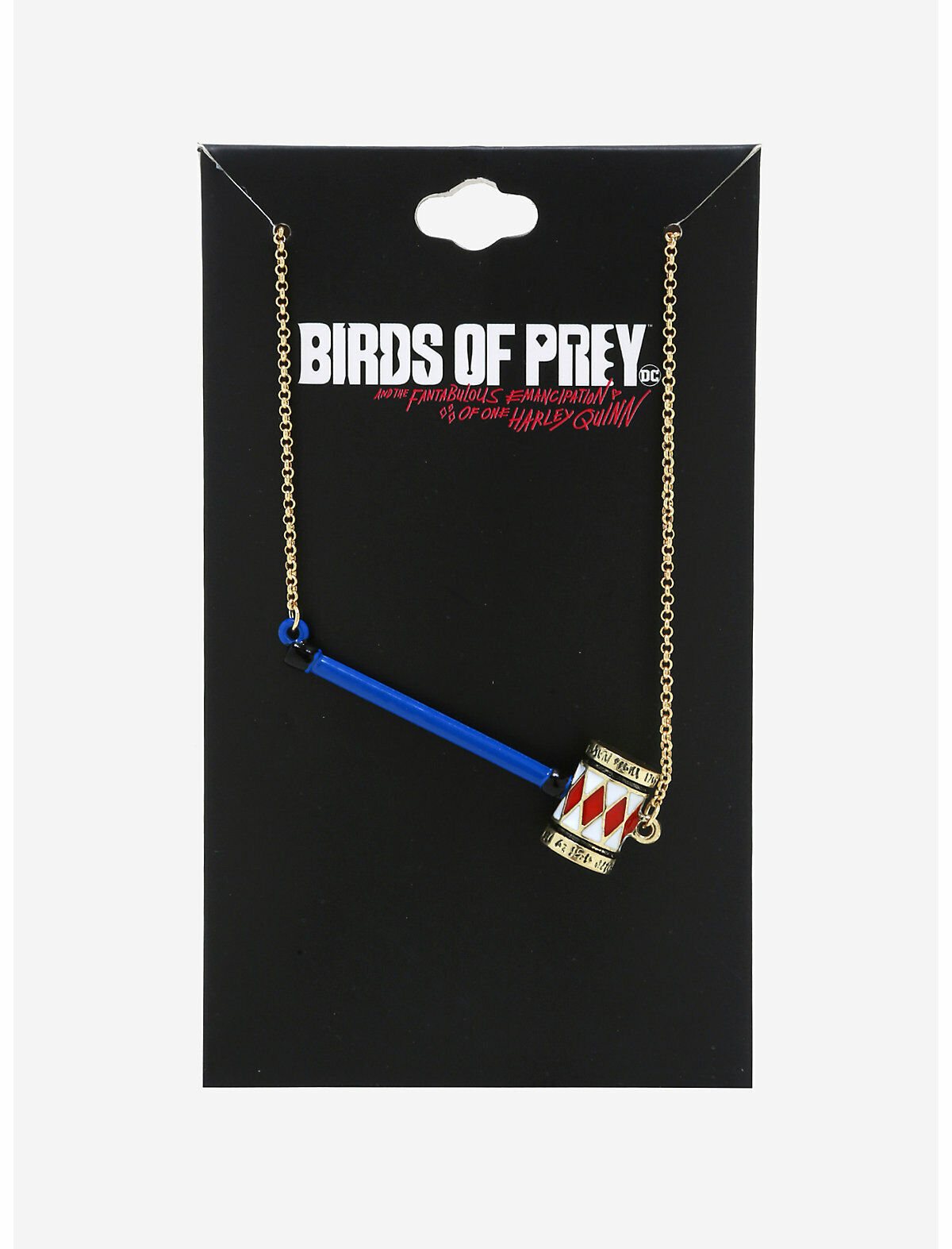 DC Comics Movie Birds Of Prey Harley Quinn Mallet Necklace