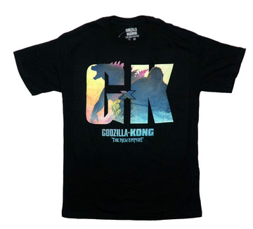 Godzilla X Kong Mens T-Shirt - New Empire Images in Letters