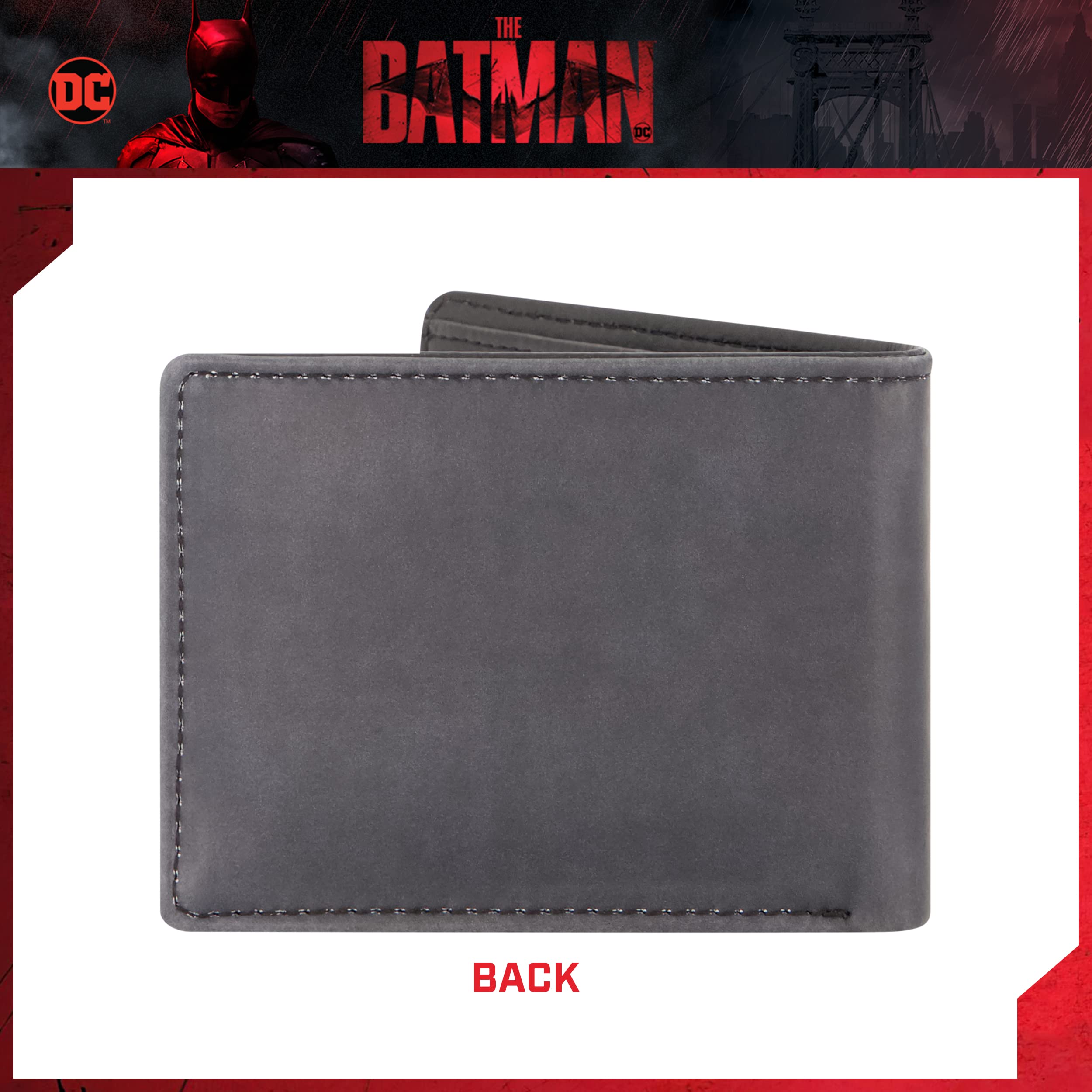 The Batman Bifold Wallet, Slim Wallet with Decorative Tin for Men and Women, Multicolor
