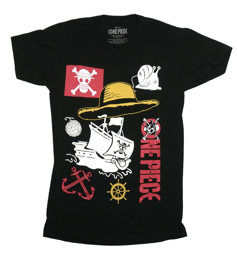 One Piece Mens T-Shirt - Sunny Ship & Collection of Show Images