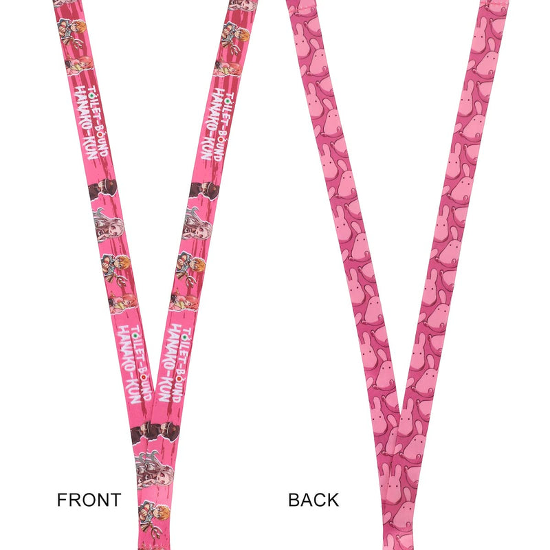 Toilet-Bound Hanako-Kun Lanyard with Neck Breakaway and Metal Charm
