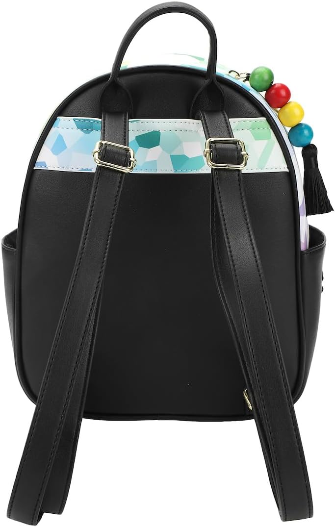 Bioworld Pokemon Sprigatito Fuecoco Pikachu & Quaxly 11.5 Tie-Dye Mini Backpack