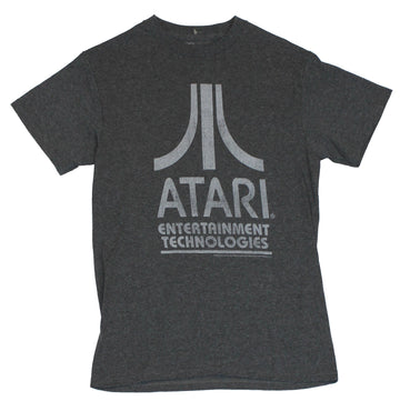 Atari Mens T-Shirt - Atari Technologies Classic Distressed Logo Image