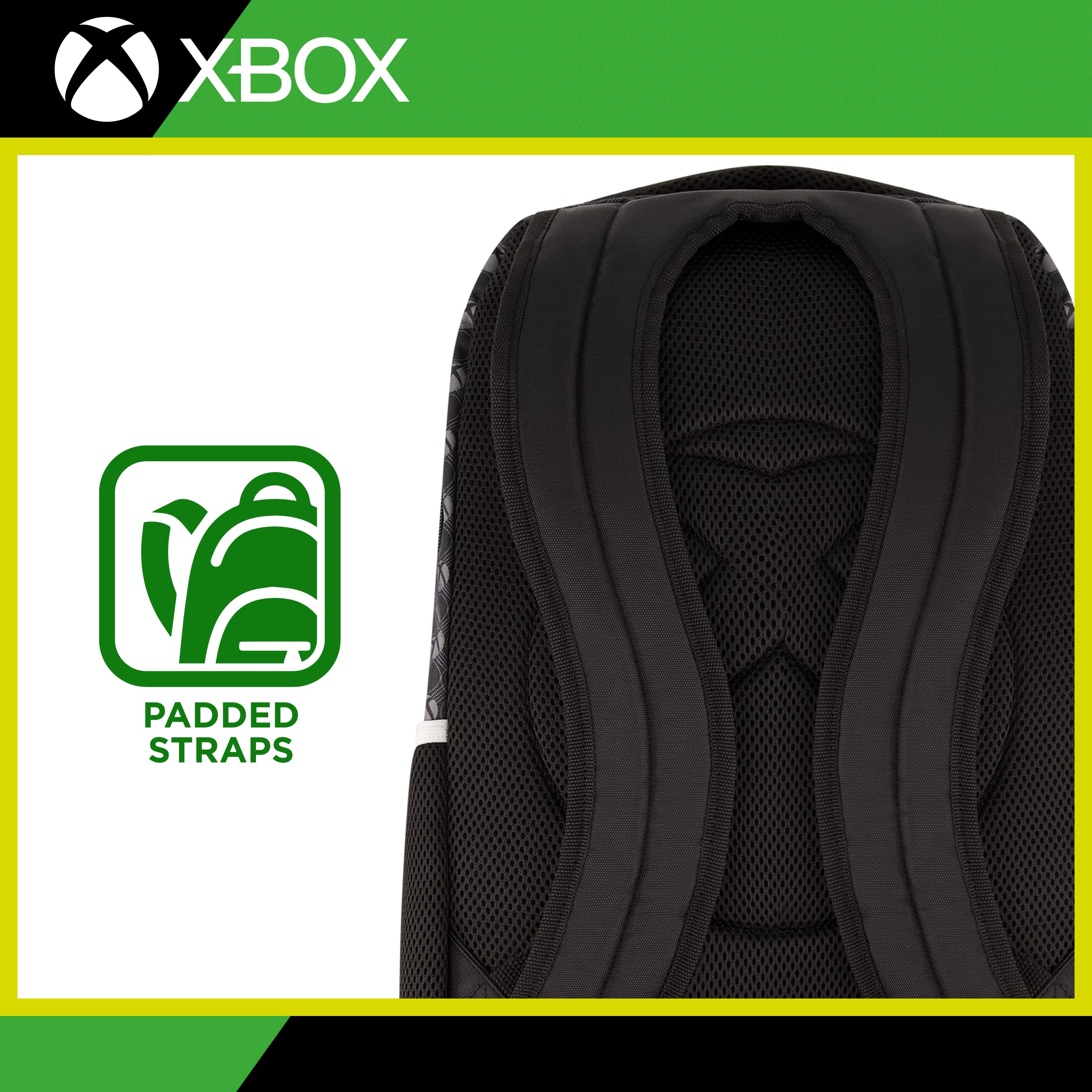 Microsoft Xbox 13 Inch Sleeve Laptop Backpack, Padded Computer Bag for Commute or Travel, Black