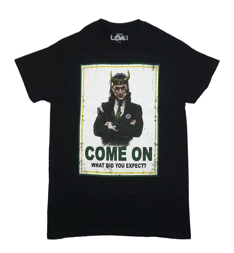 Loki Mens T-Shirt - Marvel Come On What Did You Expect?