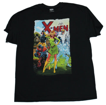X-Men Mens T-Shirt - Phoenix At Center of Male Characters