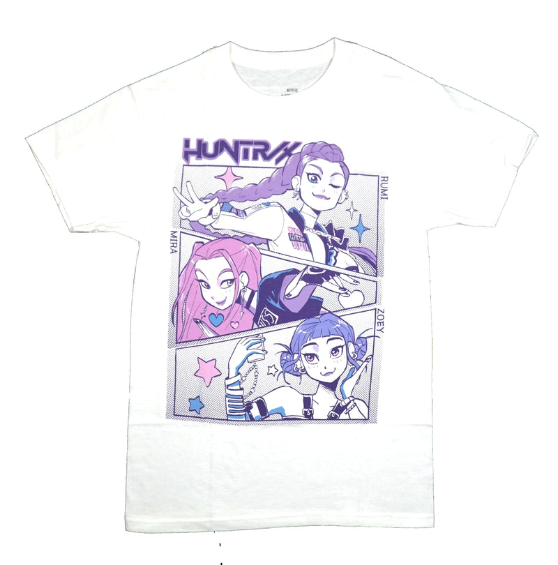 KPop Demon Hunters Mens T-Shirt -Stacked Images of Huntrix