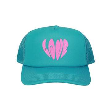Valentine's Day Love Green Foam Trucker Hat