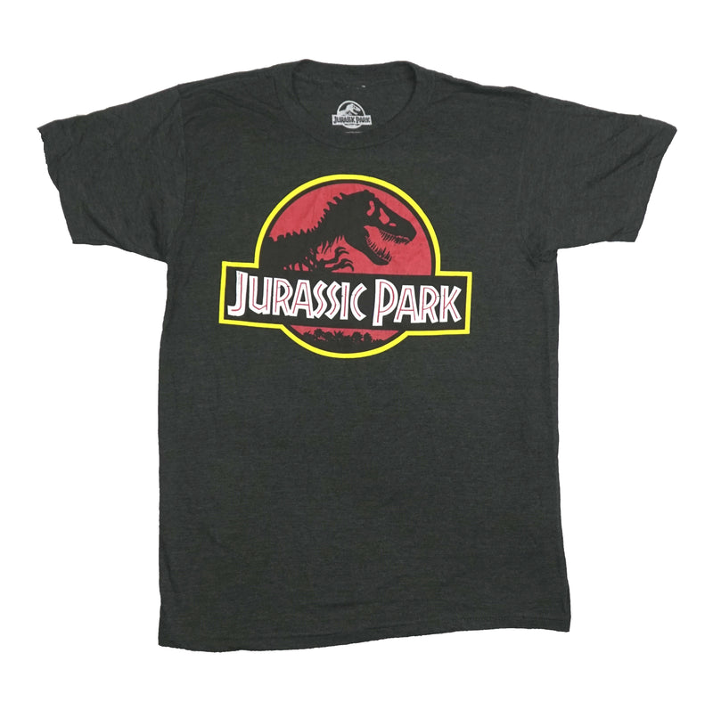 Jurassic Park Mens T-Shirt - Classic Park Logo T-Rex