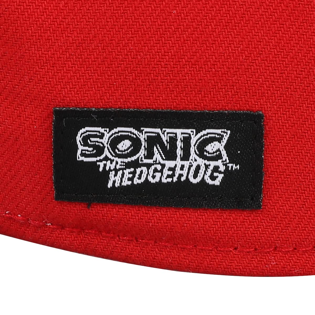 Bioworld Sonic The Hedgehog Knuckles Big Face Men's Red Snapback Hat