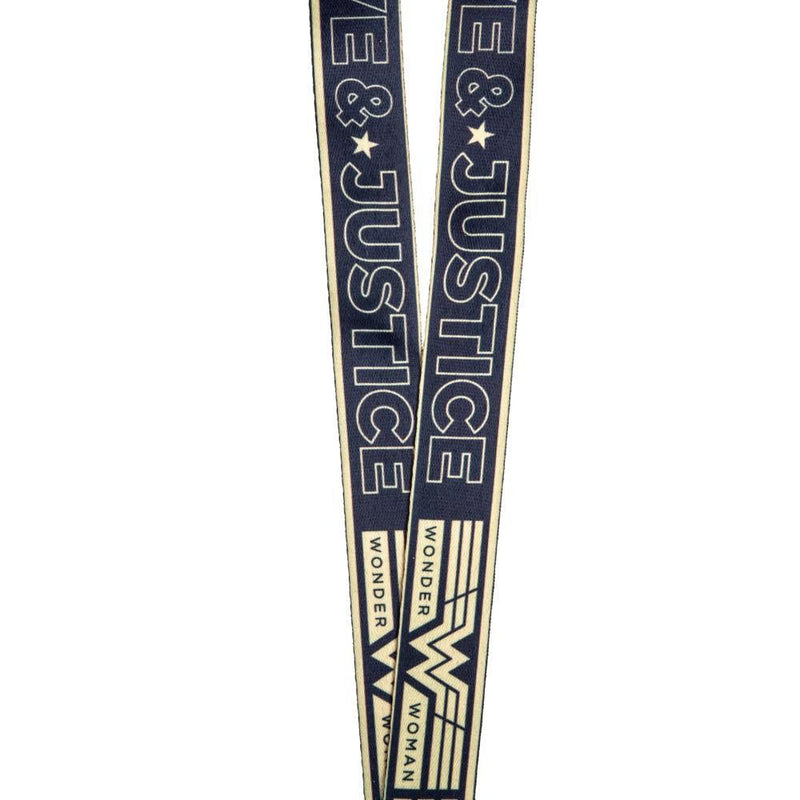 Wonder Woman 1984 Lanyard ID Badge Holder, Collectible Sticker, & Charm Official