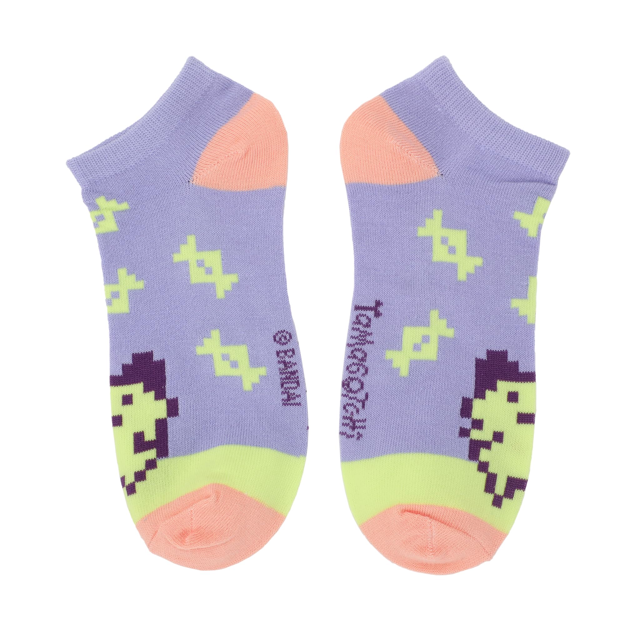Bioworld Tamagotchi Pets Play With Me Women's 5-Pair Ankle Socks