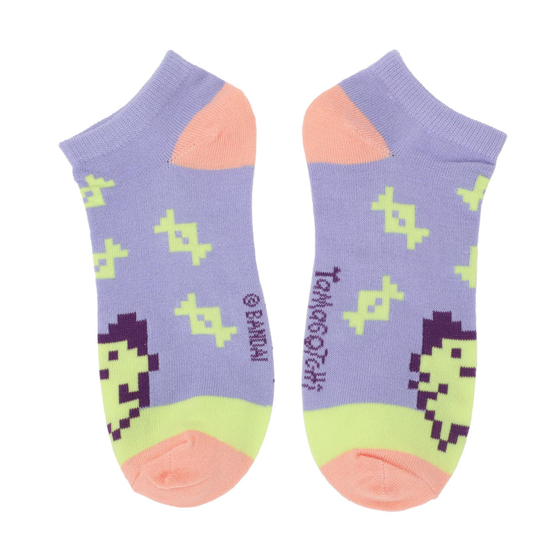 Bioworld Tamagotchi Pets Play With Me Women's 5-Pair Ankle Socks