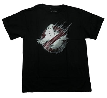 Ghostbusters Mens T-Shirt - Windy Version of Classic Logo
