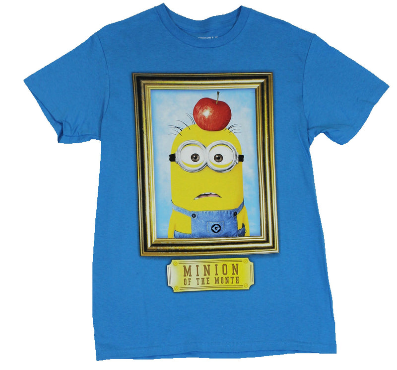 Despicable Me Mens T-Shirt - "Minon of the Month" Apple Head Photo Image