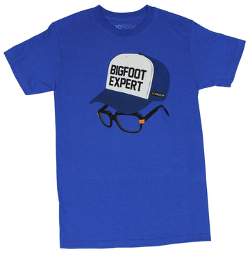 30 Rock Mens T-Shirt  - Bigfoot Expert Glasses and Hat Image