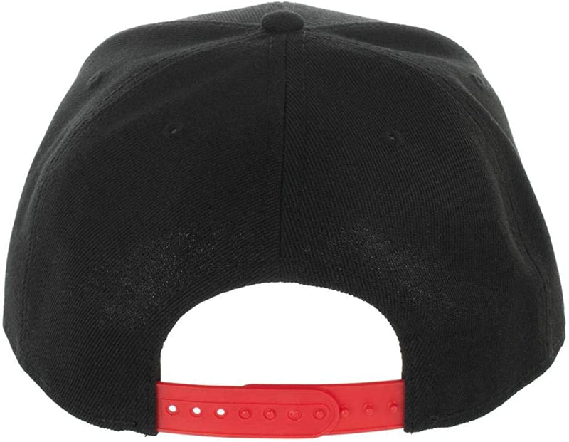 Dungeons and Dragons Classic Logo Men's Black FLATBILL Snapback Hat