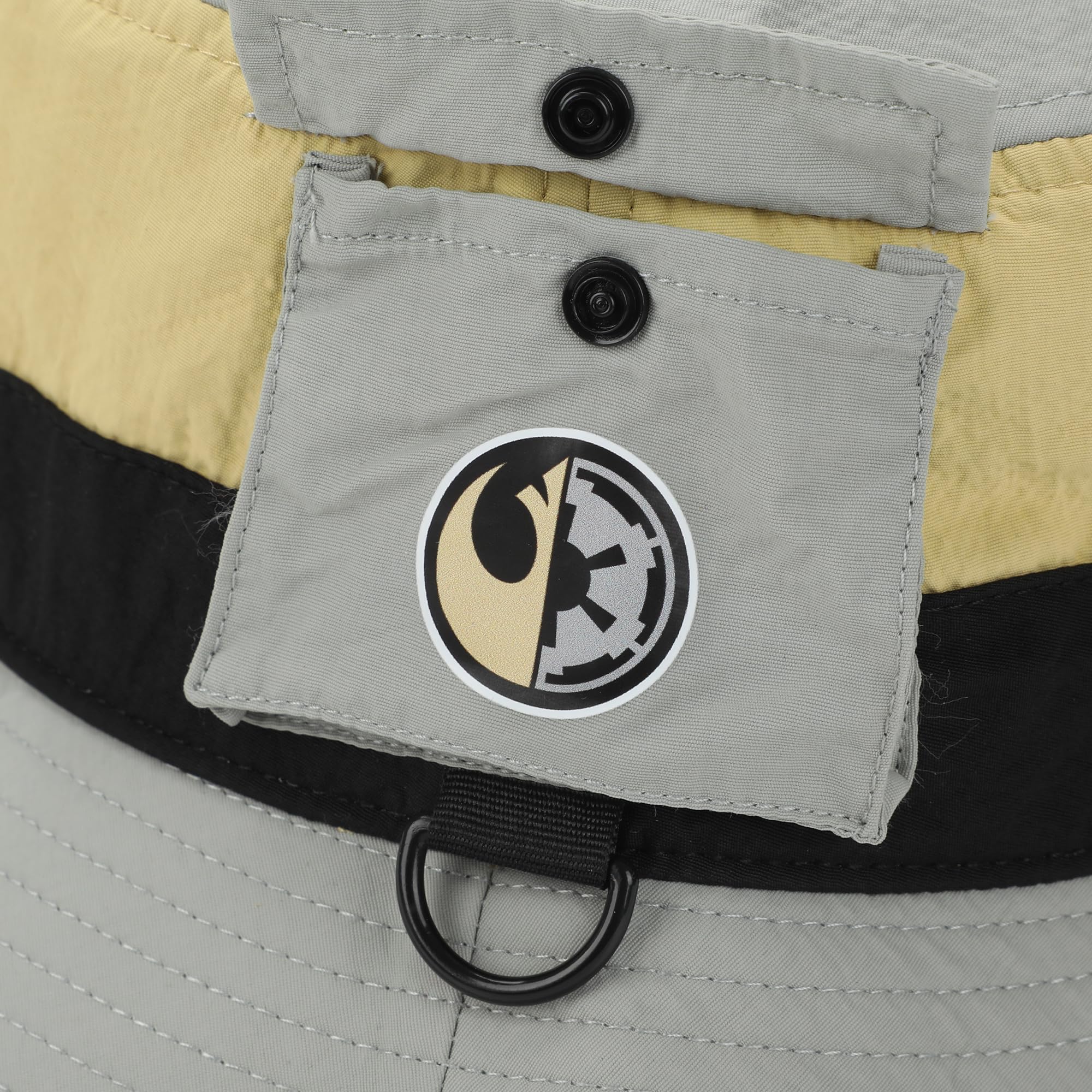 Bioworld Star Wars Tie Fighter Adult Multicolor Bucket Hat With Side Pocket