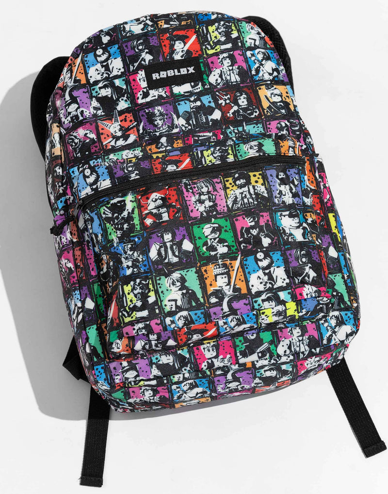 Roblox Backpack Video Game Characters Black Rucksack 17.3”