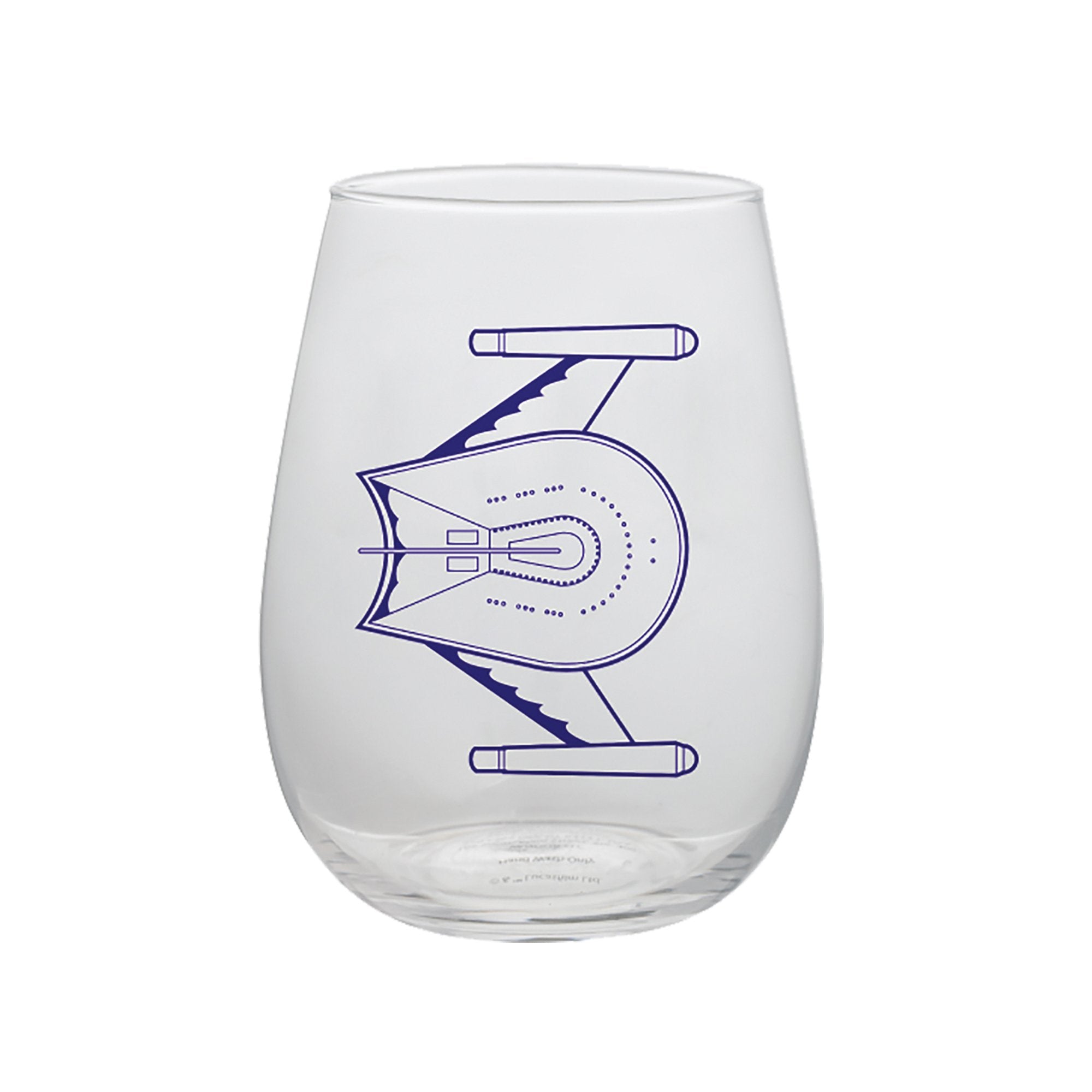 Vandor Star Trek 18 Ounce Contour Glass Tumblers, 2 Piece Set (80112)