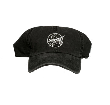 Nasa Embroidered Logo Dad Hat Adjustable Gray Wash