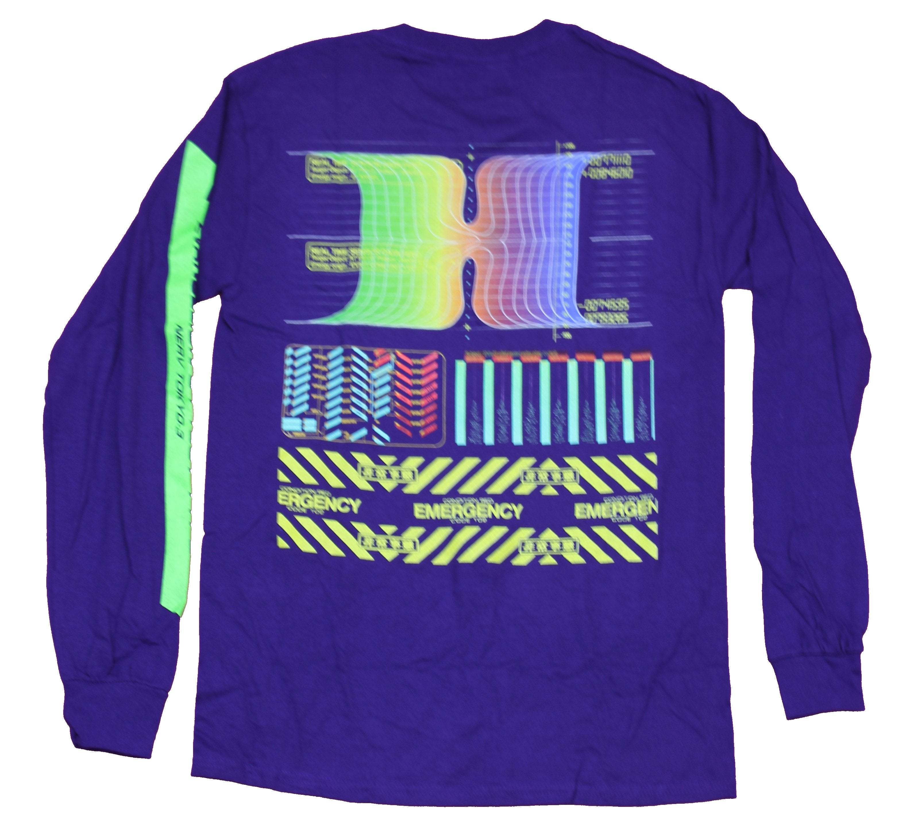 Neon Genesis Evangelion Mens T-Shirt  - EVA Mech Design Back & front