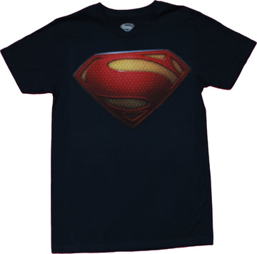 Superman Mens T-shirt - Tread Plate Style Logo