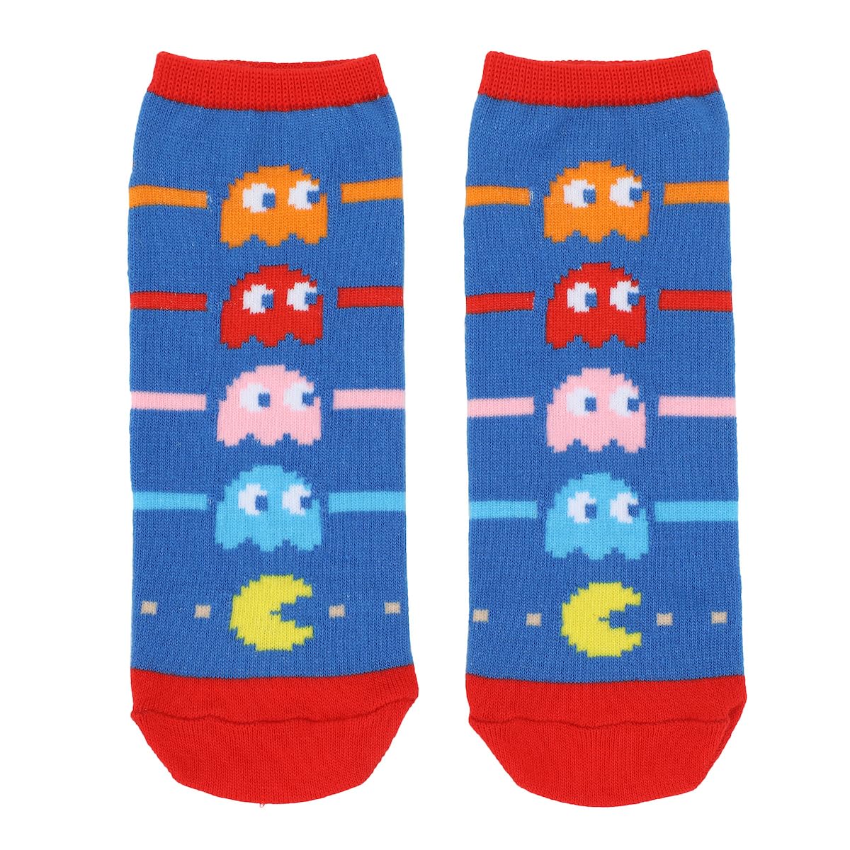 Bioworld Pac-Man Retro Pixel Characters Women's 5-Pair Ankle Socks