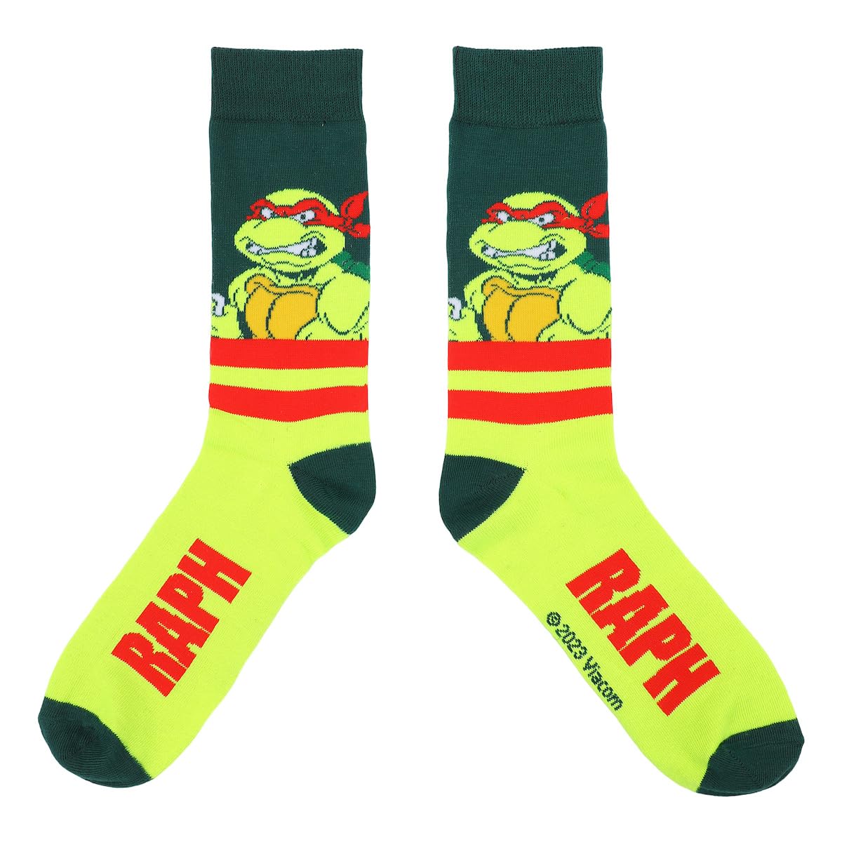 Bioworld Teenage Mutant Ninja Turtles Characters 5-Pair Men's Casual Crew Socks