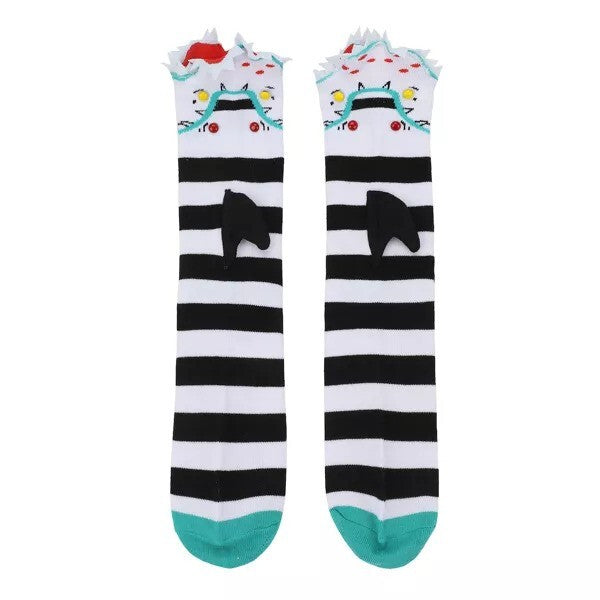 Beetlejuice Sandworms Men's Casual Crew Socks - Inmyparentsbasement.com