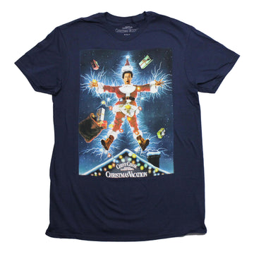 National Lampoon's Christmas Vacation Mens T-Shirt - Electrified Clark