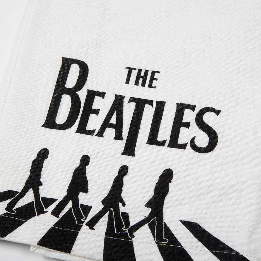 The Beatles Abbey Road Collection White Cotton  Silhouette Tea Towel